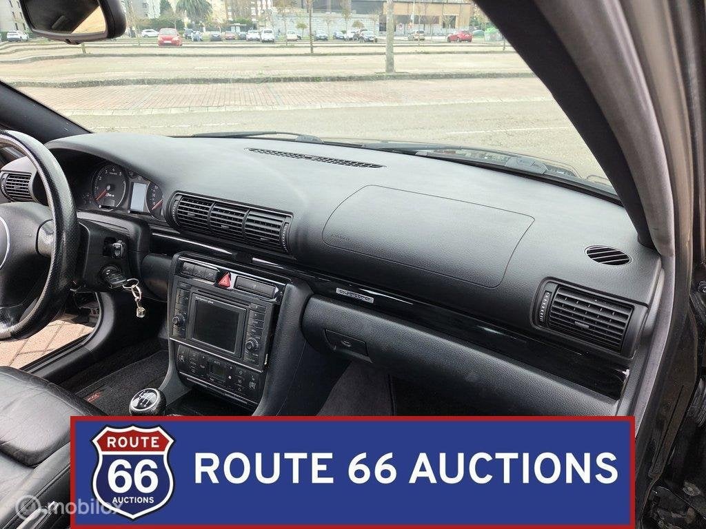 Audi RS4 Avant (B5) | 2001 | Route 66 Auctions, Auto's, Overige carrosserieën, Zwart, Bedrijf, Handgeschakeld