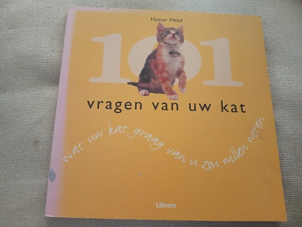 101 vragen van uw kat - Honor Head, Ophalen of Verzenden, Nieuw, Katten, Honor Head