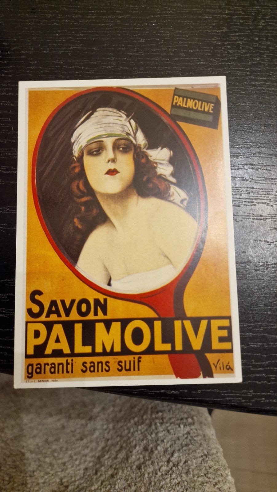 Vintage Palmolive Savon Reclamebord - Decoratief, Ophalen of Verzenden