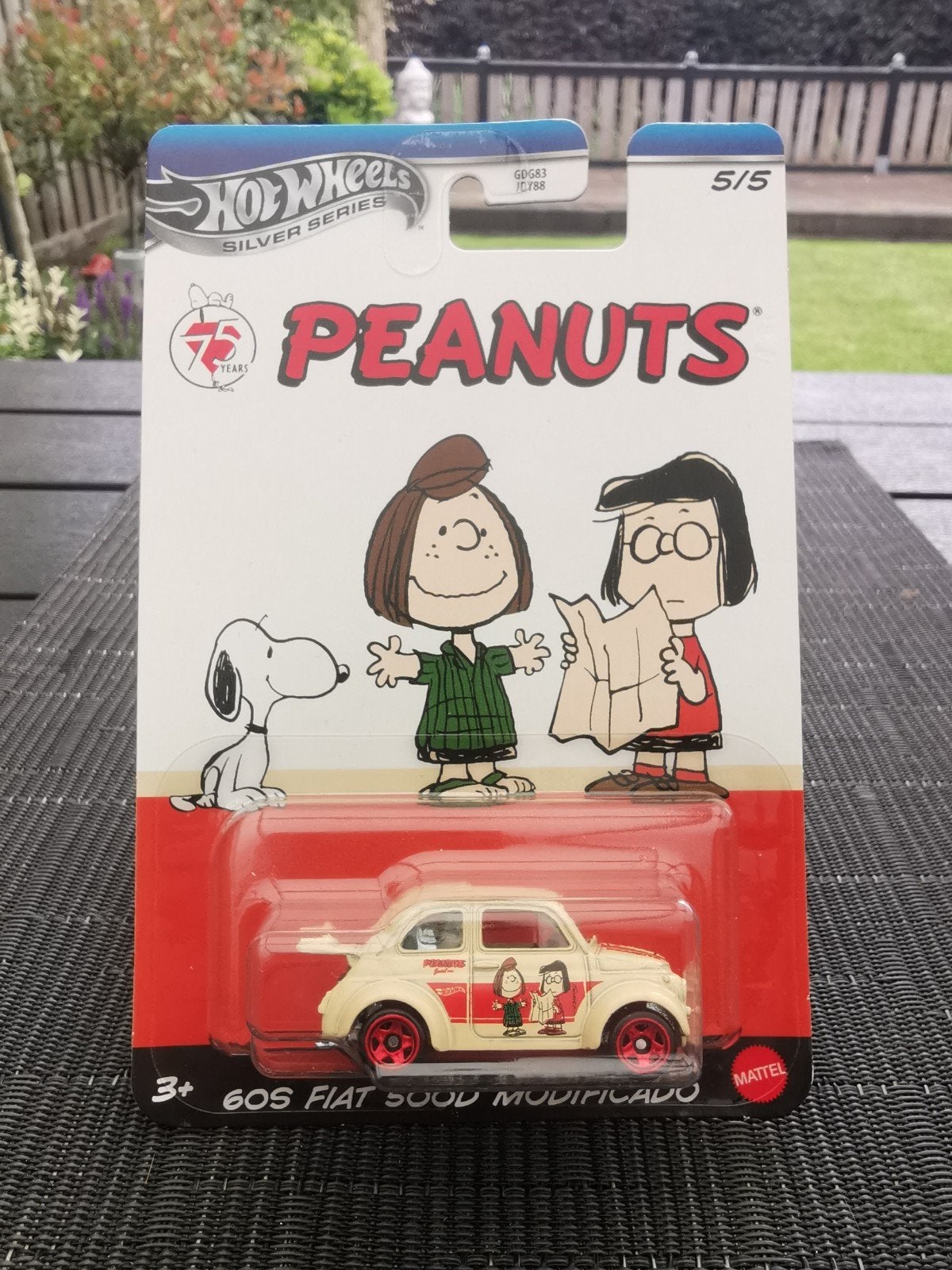 HotWheels / Snoopy Fiat 500, Ophalen of Verzenden, Nieuw, Auto