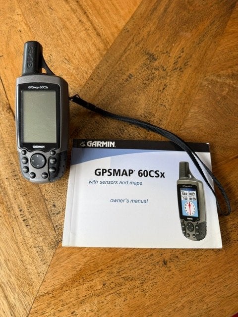 Garmin GPSMAP 60CSx GPS-ontvanger met handleiding, Ophalen of Verzenden, Gebruikt