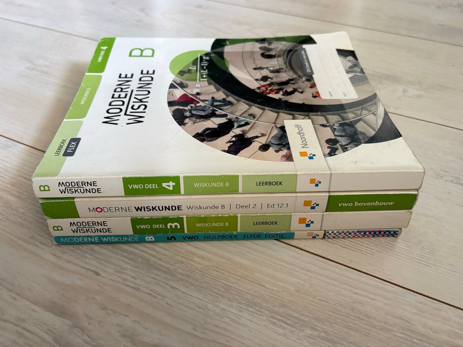 Moderne Wiskunde VWO B deel 3 & 4 + hulpboek, Ophalen of Verzenden, Gelezen, VWO, Wiskunde B