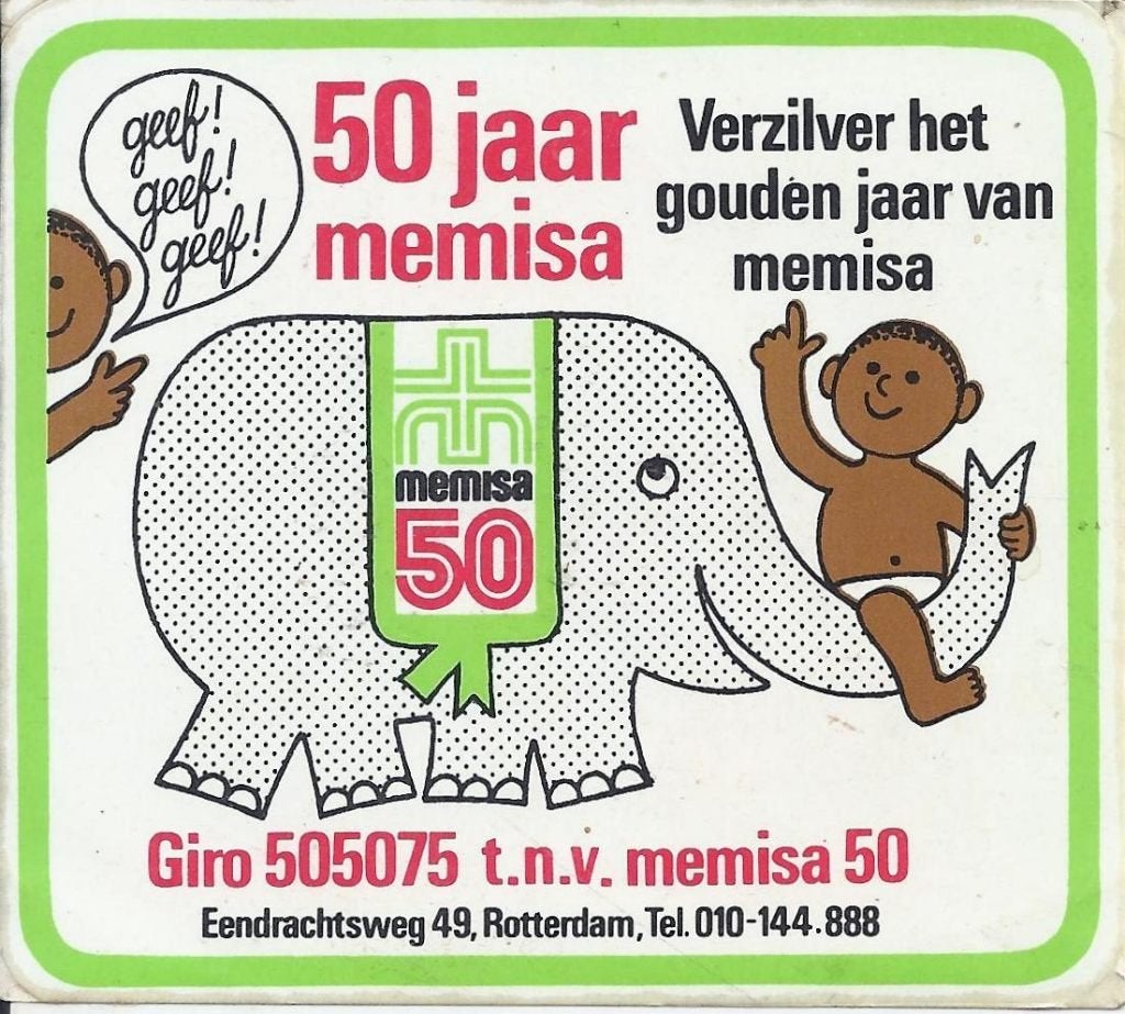 So292 sticker 50 jaar memisa, Ophalen of Verzenden, Zo goed als nieuw, Bedrijf of Vereniging