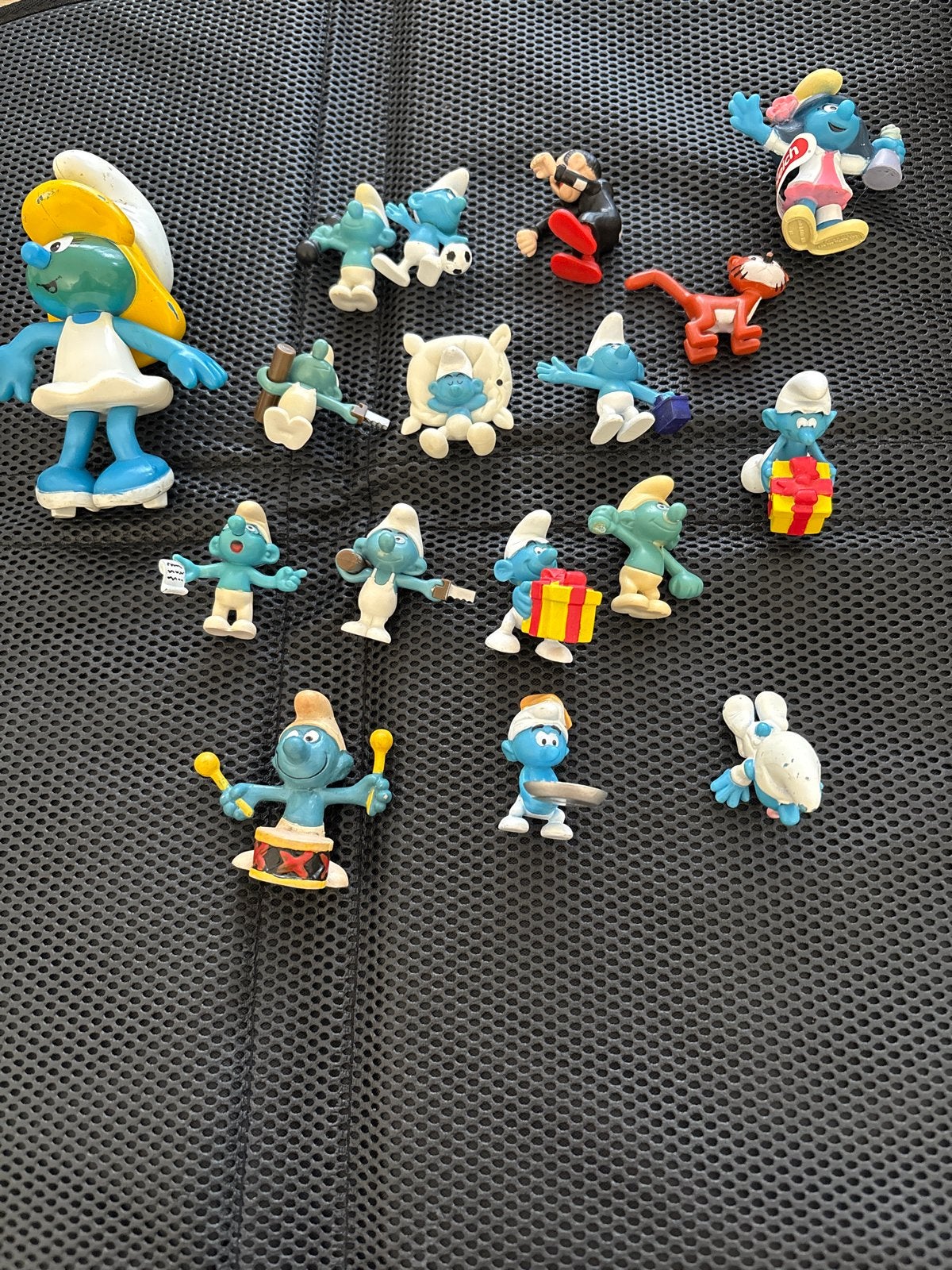 Meerdere Smurfen poppetjes oa. Schleich, Ophalen, Gebruikt