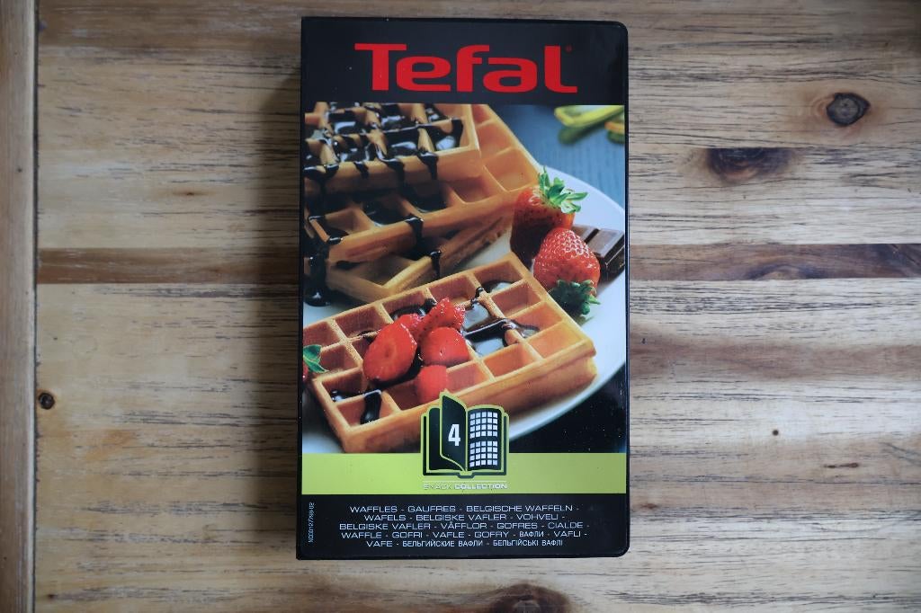 Tefal Snack Collection set 4 wafels nieuw, Ophalen of Verzenden, Nieuw