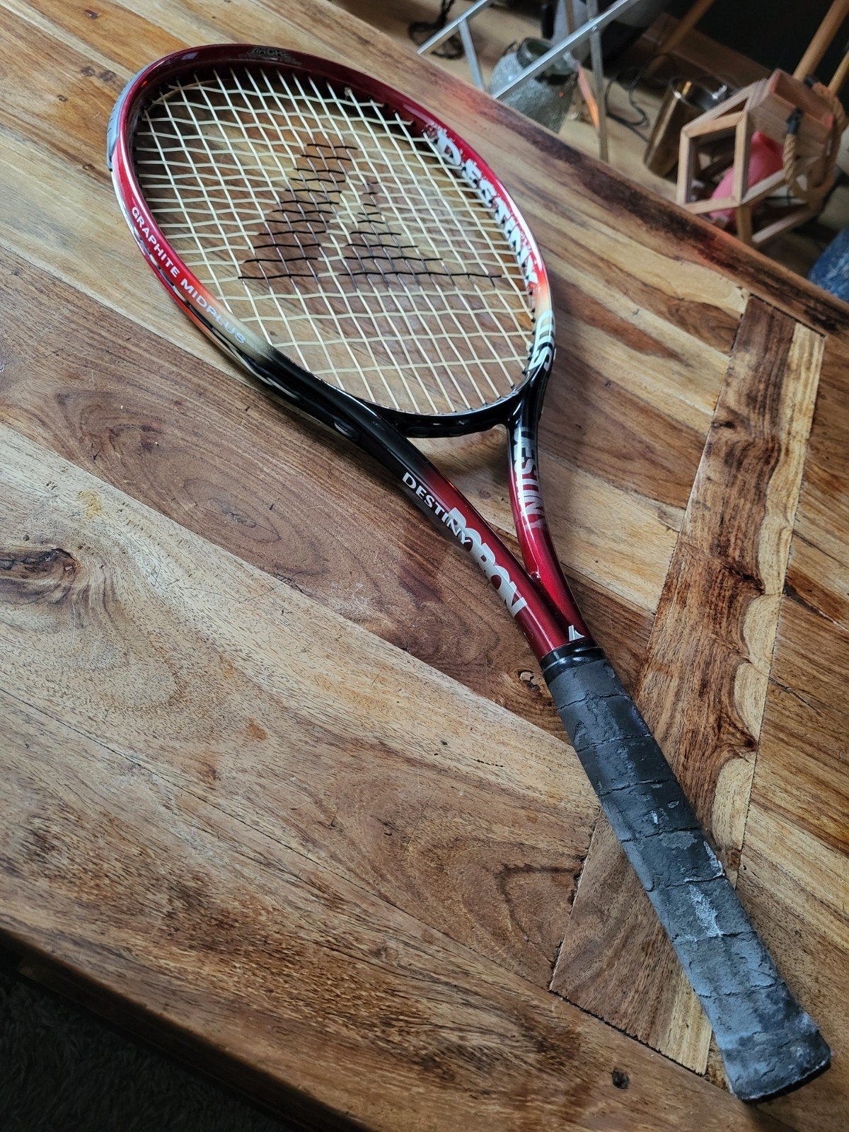 Prokennex Destiny Boron Graphite Midplus (Nieuwstaat), Sport en Fitness, Ophalen of Verzenden, Zo goed als nieuw, Racket, L2