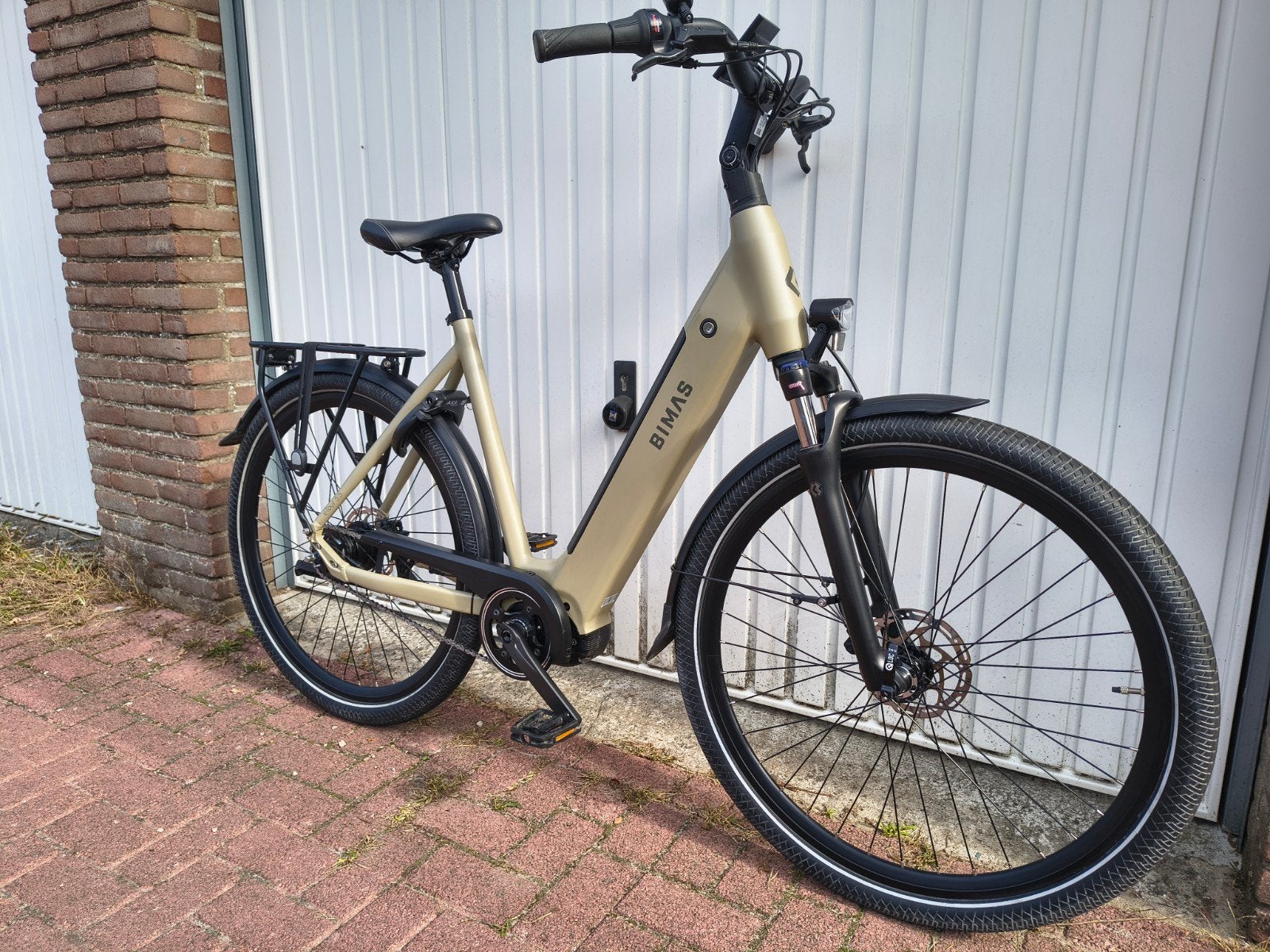 Prachtige Bimas Etour E-tour 5.5 Lady SC 57cm  Nwst 1375km, Zo goed als nieuw, 50 km per accu of meer, 55 tot 59 cm, Ophalen