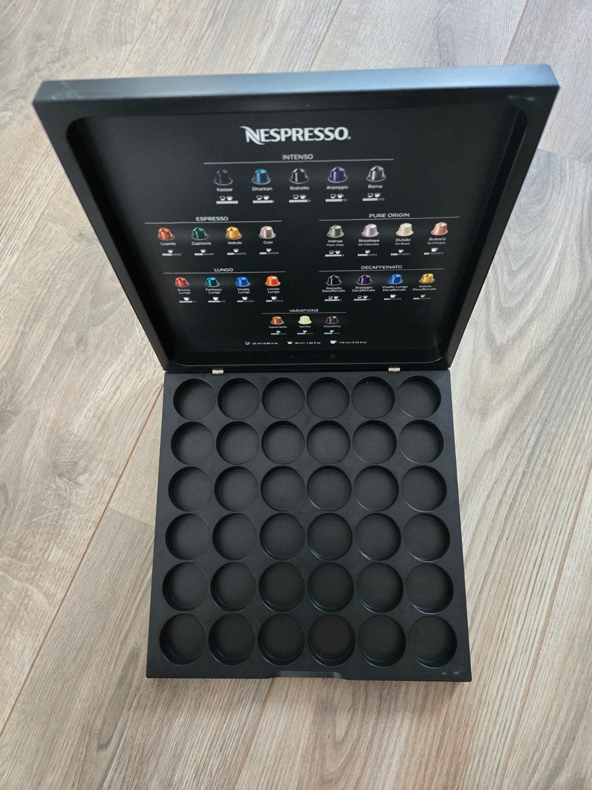 Nespresso cups houder - Zwart design, Kunststof, Ophalen of Verzenden, Zwart, Overige merken