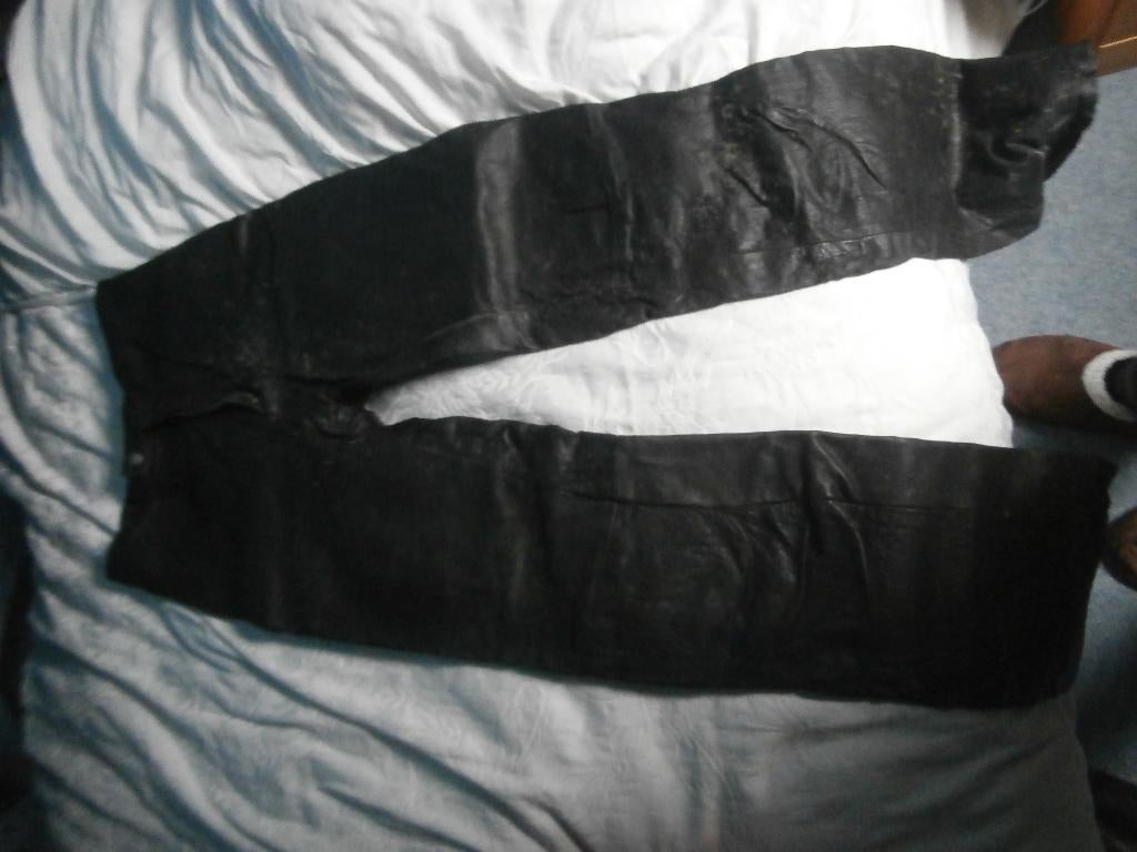broek leer Leren motorbroek maat 40 motorkleding motor, Kleding | Heren, Broeken en Pantalons, Ophalen of Verzenden, Gedragen