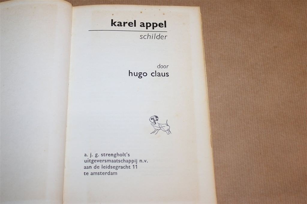 Karel Appel, Schilder — Hugo Claus, Cobra Portret 1964, Ophalen of Verzenden, Gelezen