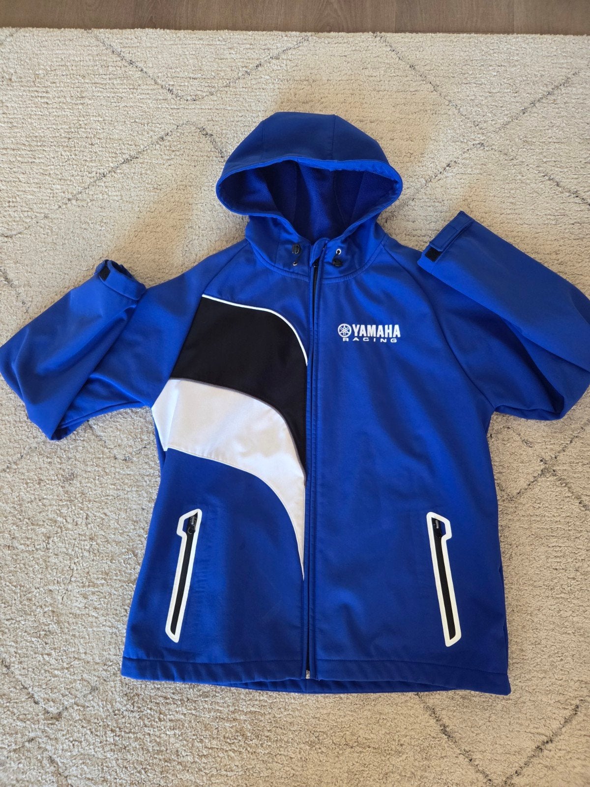 Yamaha Paddock Team Softshell Jacked Nieuw!!, Kleding | Heren, Ophalen, Maat 52/54 (L), Blauw, Nieuw