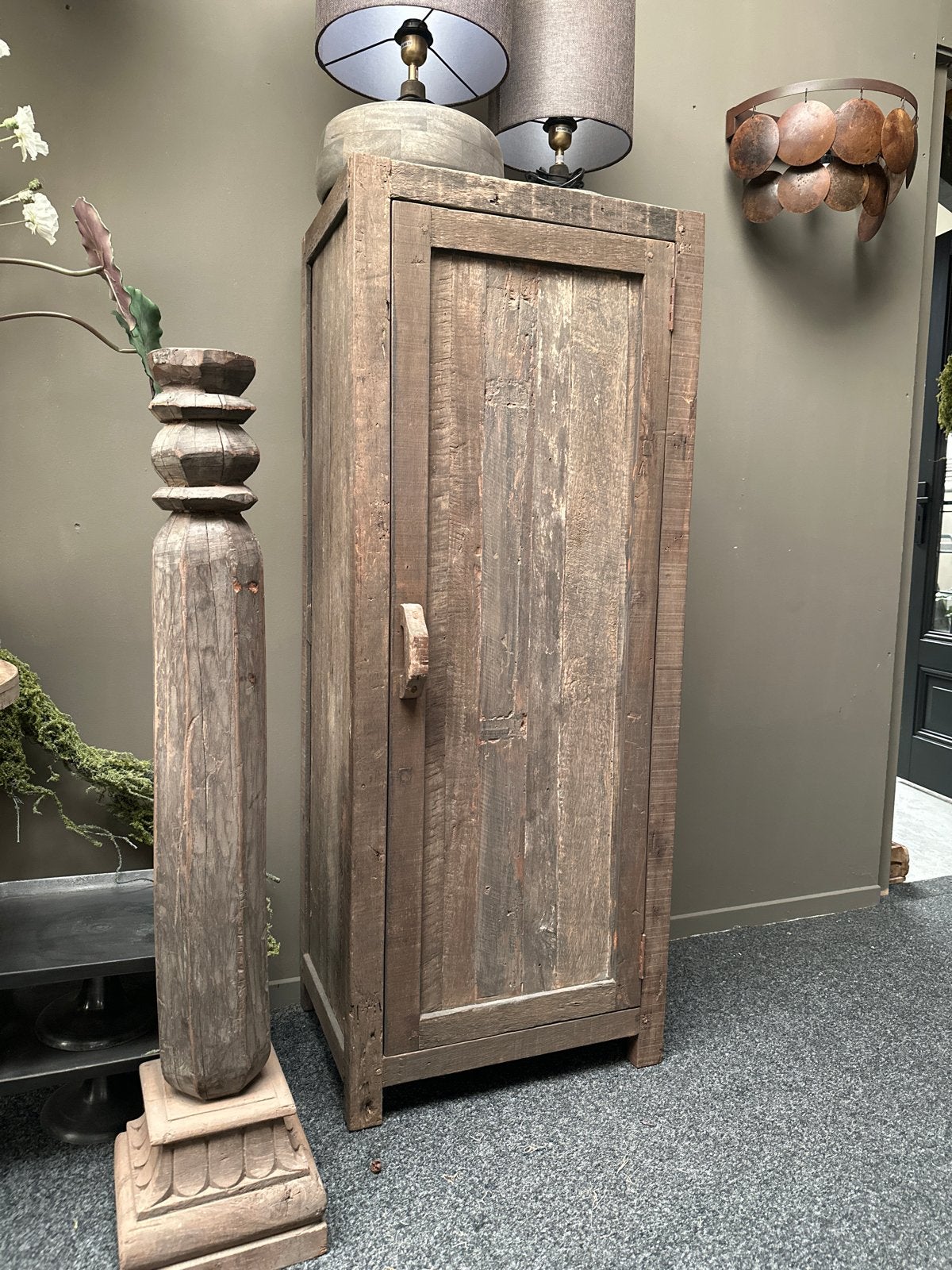 Driftwood Kast 55x40x140 cm - Uniek en Robuust, Ophalen