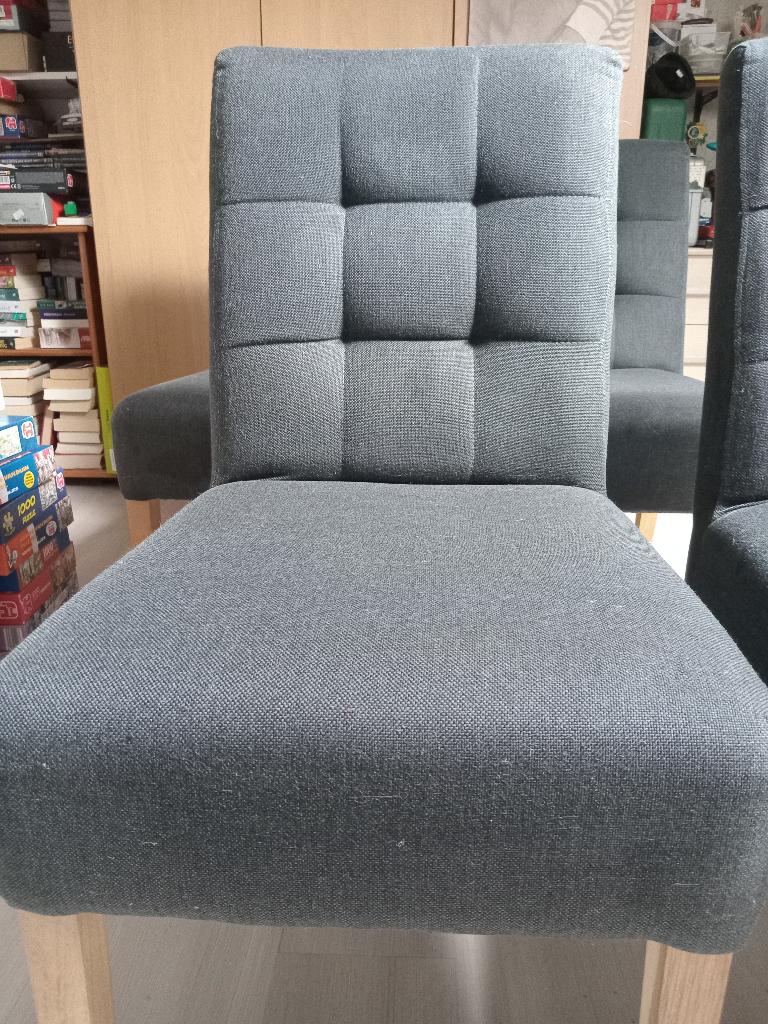 Eetkamer stoelen, Ophalen, Zie foto, Gebruikt, Vier