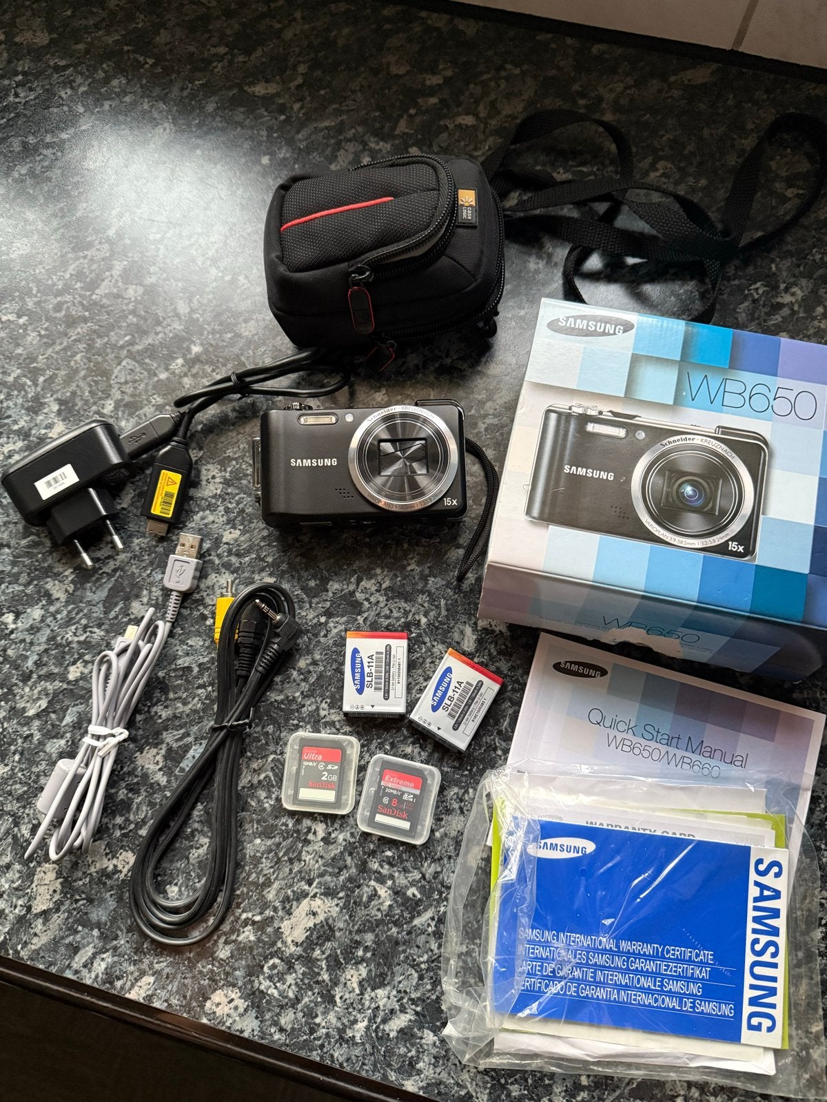 Samsung WB650 Compactcamera met 15x optische zoom en GPS, Audio, Tv en Foto, GPS, Ophalen of Verzenden, Zo goed als nieuw, Compactcamera