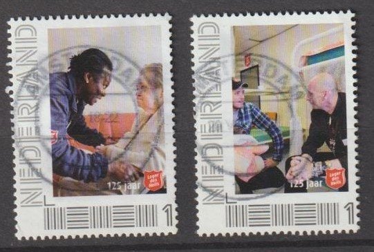 2 Persoonlijke postzegels 2012 gestempeld Leger des Heils, Verzenden, Na 1940, Gestempeld