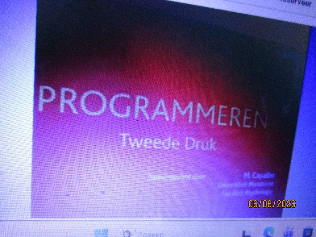 programmeren M. Capalbo 9781847765840 tweede druk #, Boeken, Ophalen of Verzenden, Beta, Gelezen, HBO