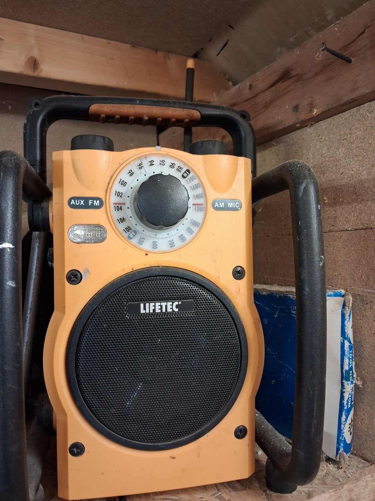 Lifetec Bouwradio - Robuust en Functioneel, Ophalen of Verzenden, Gebruikt, Bouwradio