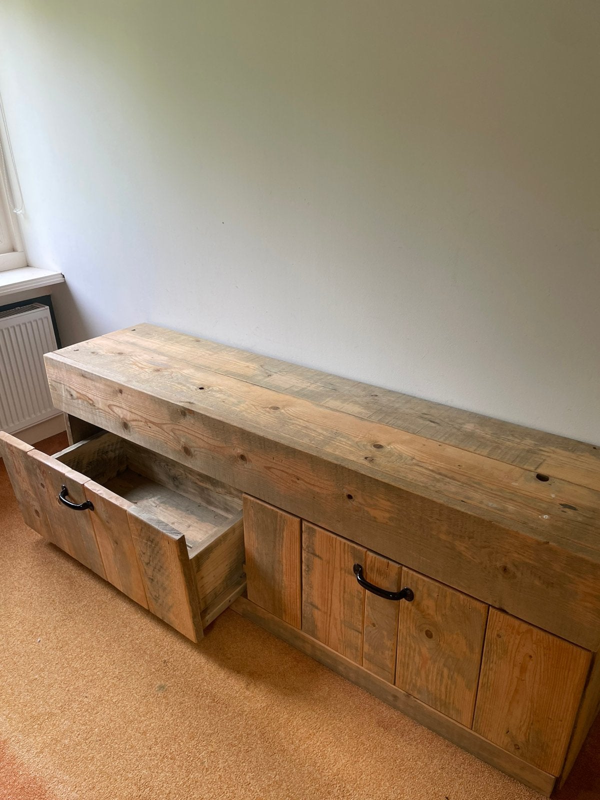 Steigerhouten dressoir, tv-kast, wandkast, Huis en Inrichting, Ophalen, Zo goed als nieuw, 25 tot 50 cm, Minder dan 100 cm