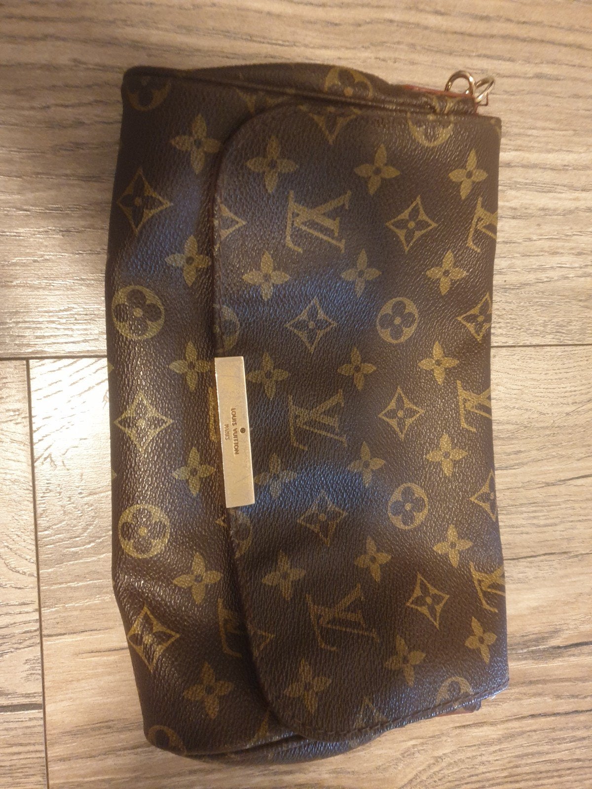 Louis Vuitton Crossbody Tas - Bruin Doek ORIGINEEL, Ophalen of Verzenden