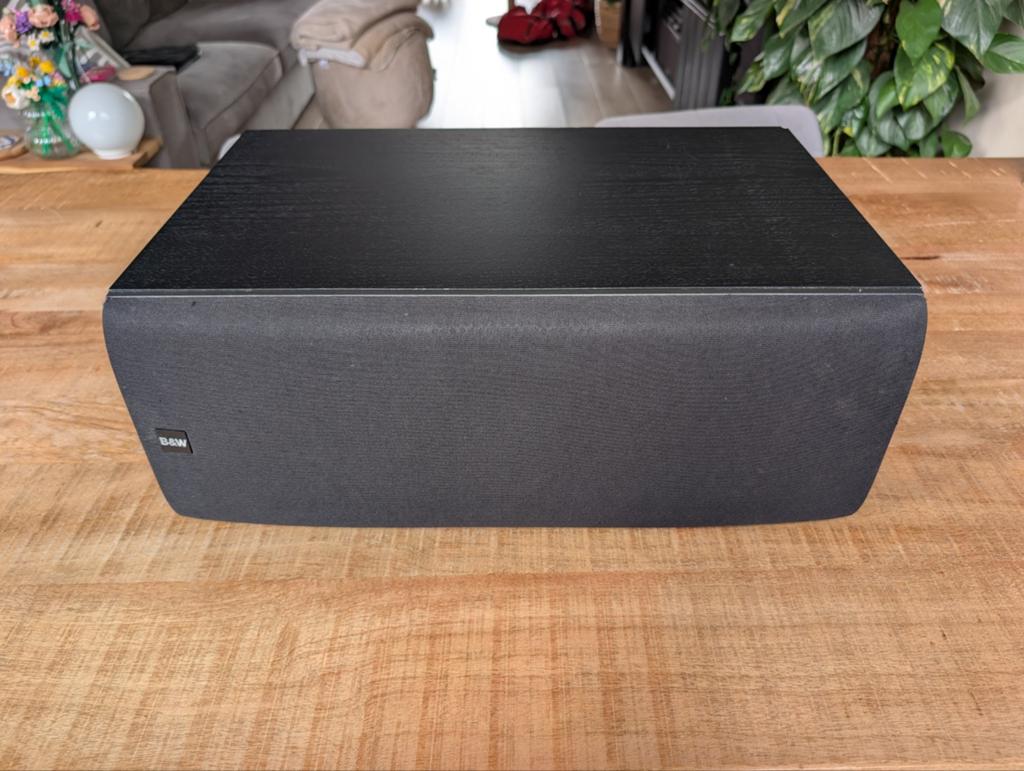 B&W LCR 60 S3 Center Speaker - Zwart, Gebruikt, Ophalen of Verzenden, Bowers & Wilkins (B&W), 120 watt of meer