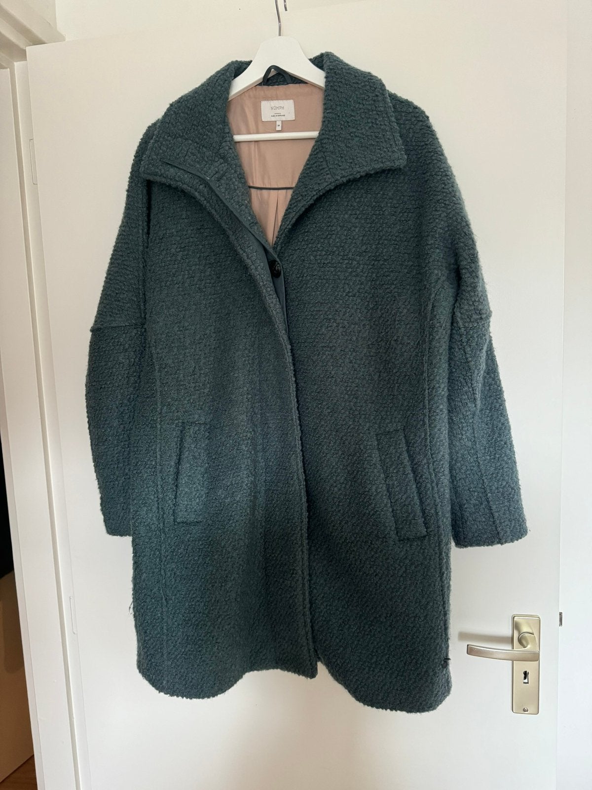 Winterjas Nümph maat 38, Ophalen of Verzenden, Zo goed als nieuw, Maat 38/40 (M), Blauw