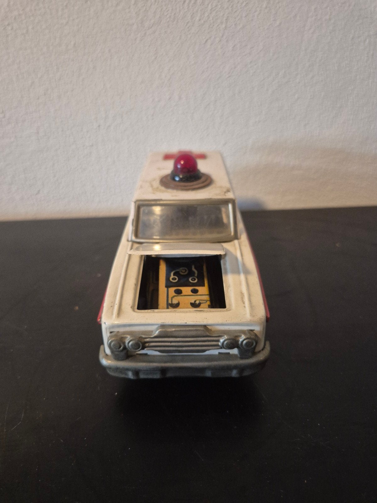 Vintage blikken ambulance speelgoedauto, Ophalen of Verzenden, Gebruikt