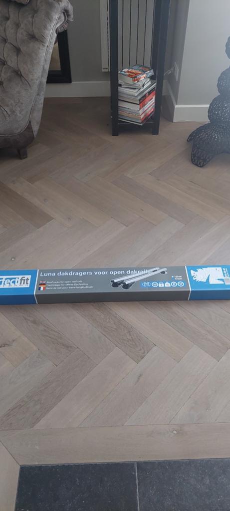 Perfect Fit Luna dakdragers voor open dakrails 120cm,, Ophalen, Nieuw