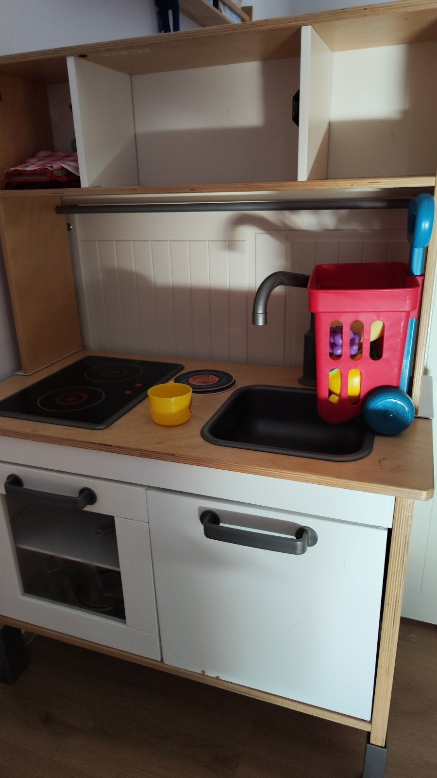 speelgoed keuken, Ophalen