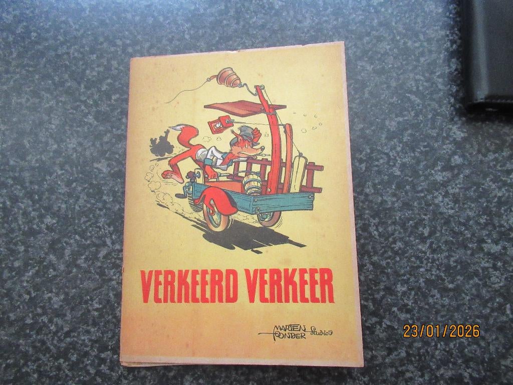 VERKEERD VERKEER- MARTEN TOONDER- RIJKS POST SPAARBANK-1953, Ophalen of Verzenden, 20e eeuw of later, Gelezen
