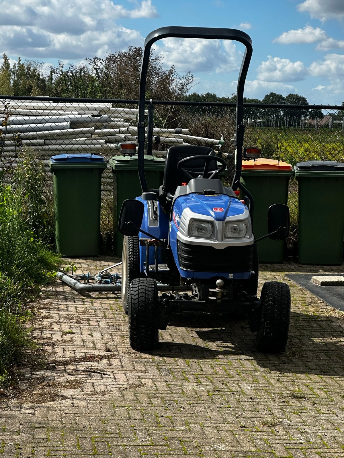 Iseki TM 3185 tractor gazonbanden met weidesleep, Zakelijke goederen, Gebruikt, Tot 2500, Tot 80 Pk, Ophalen