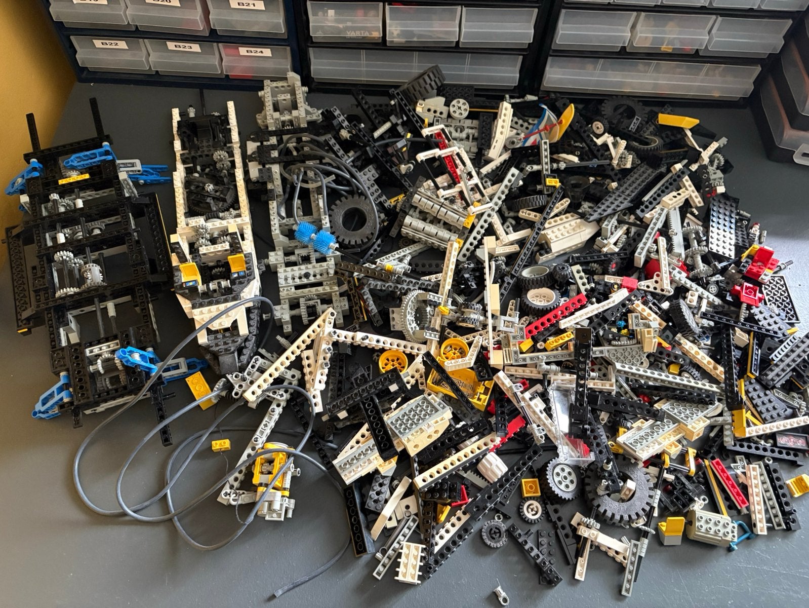 Partij lego technic, Lego, Lego, Verzenden, Zo goed als nieuw