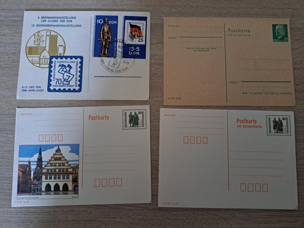 DDR briefkaarten (3), Ophalen of Verzenden, Briefkaart