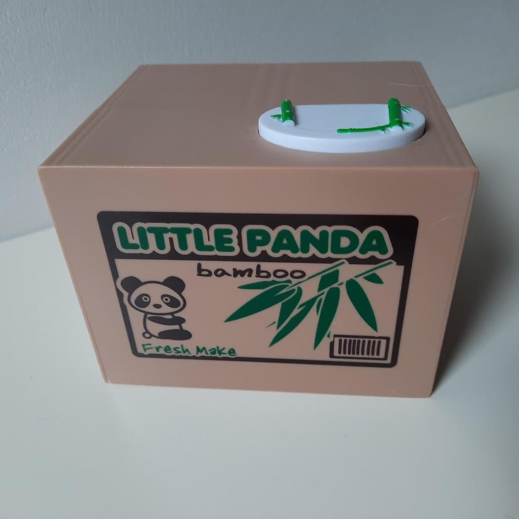 Little Panda bamboo Spaarpot, Ophalen of Verzenden, Gebruikt, Kunststof, Overige thema's