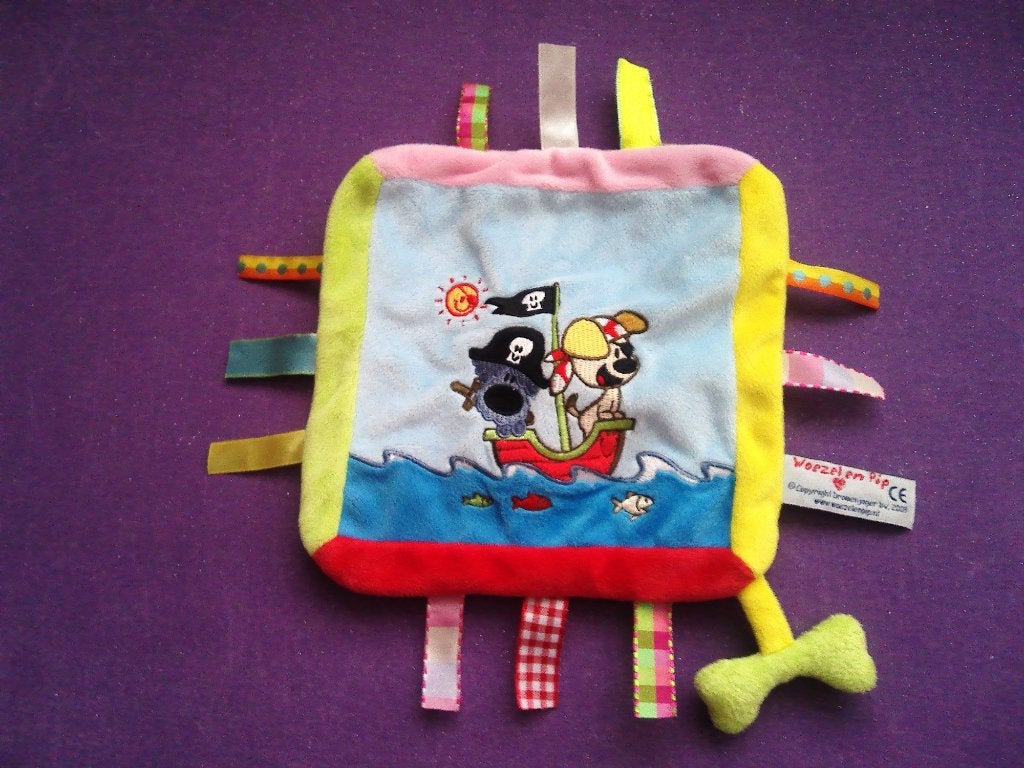 TIAMO DROMENJAGER Knuffel LABELDOEKJE WOEZEL EN PIP UIT 2009, Kinderen en Baby's, Speelgoed | Knuffels en Pluche, Nieuw, Met label