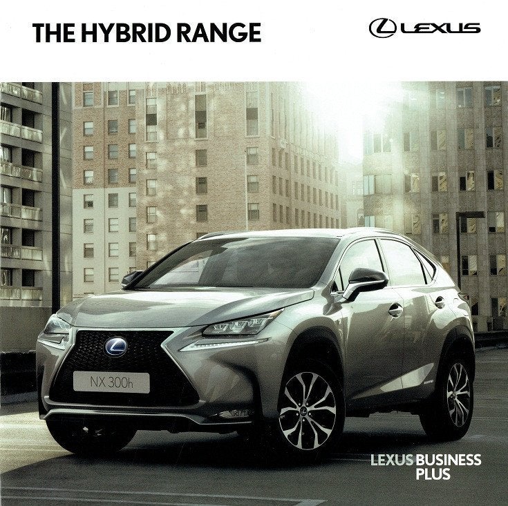 Folder Lexus Hybrid modellen (2014), Verzenden, Gelezen, Overige merken