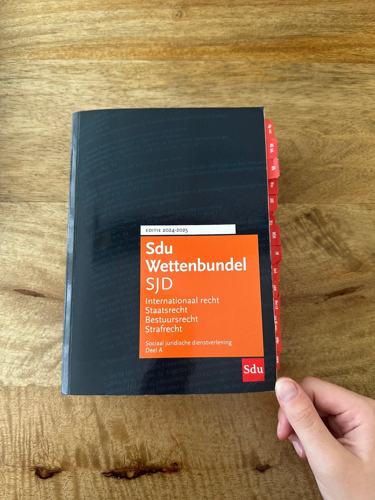 Sdu Wettenbundel SJD Deel A, Ophalen of Verzenden, Zo goed als nieuw, Overige niveaus
