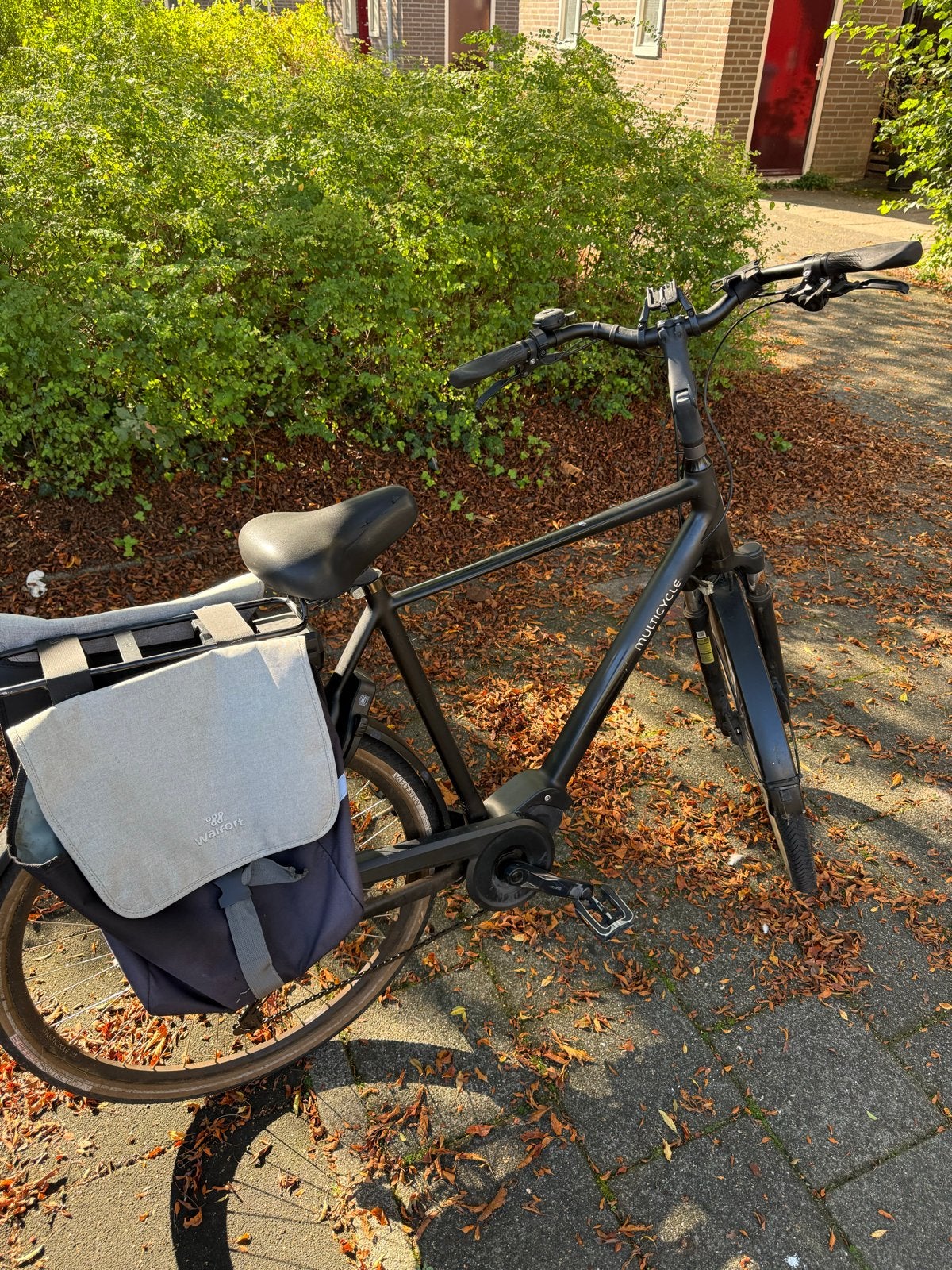 Multicycle Herenfiets / Stadsfiets - Zwart, Fietsen en Brommers, Overige merken, Gebruikt, Velgrem, Versnellingen