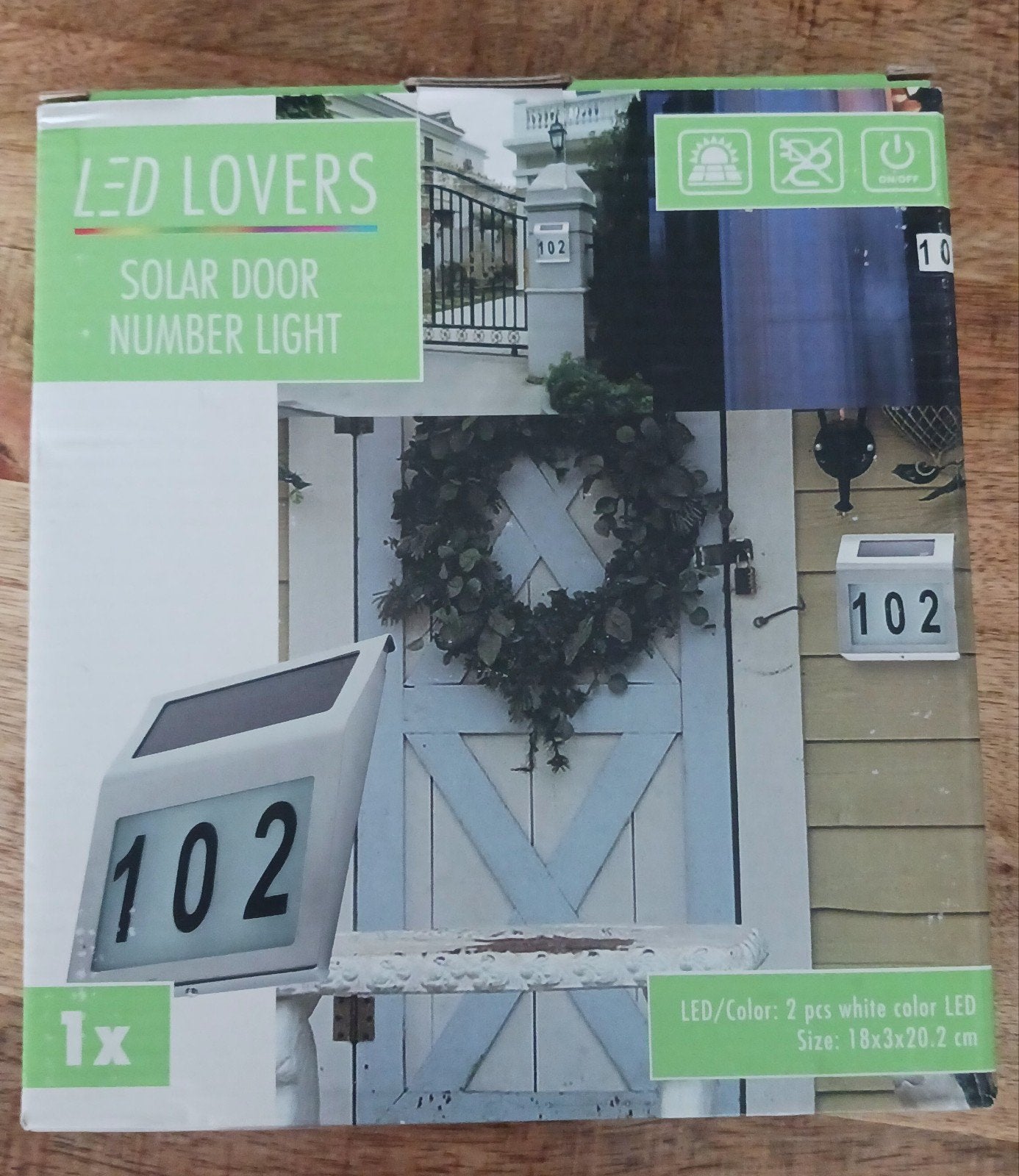 LED Lovers Solar Deurnummer Verlichting - RVS, Zonne-energie, Minder dan 50 watt, Overige typen, Nieuw