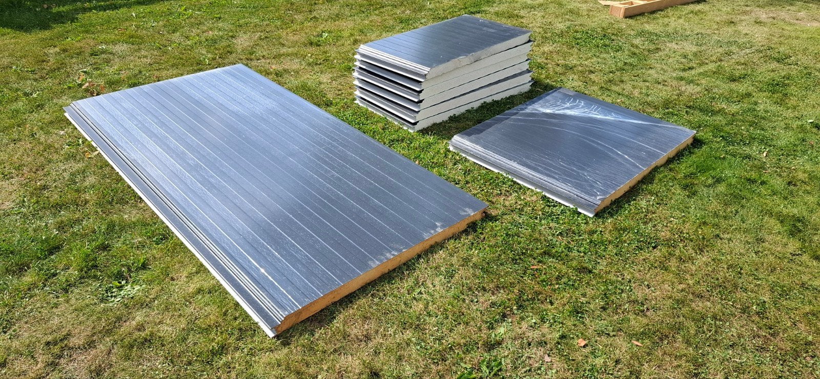 Restpartij sandwichpanelen 6cm dik, Ophalen, Hardschuim (Pir), 15 m² of meer