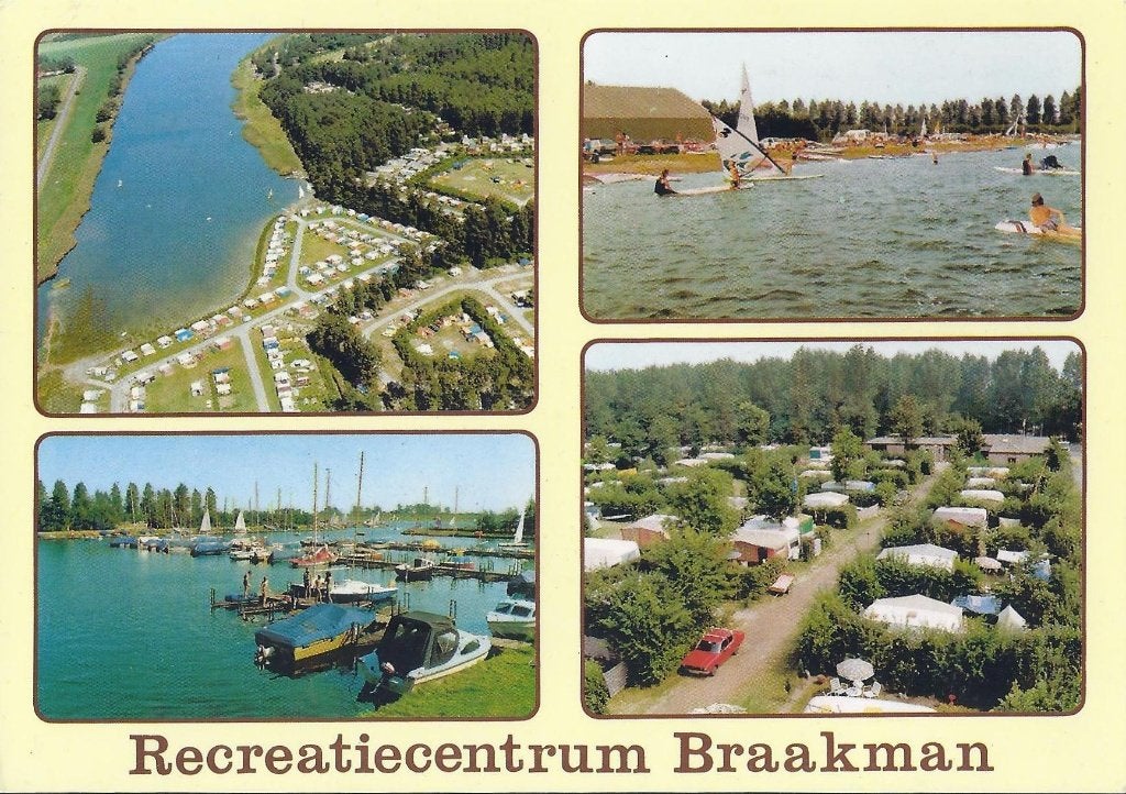 C24 Gelopen Ansichtkaart Recreatiecentrum Braakman Hoek, Verzamelen, Ansichtkaarten | Nederland, Ophalen of Verzenden, Voor 1920