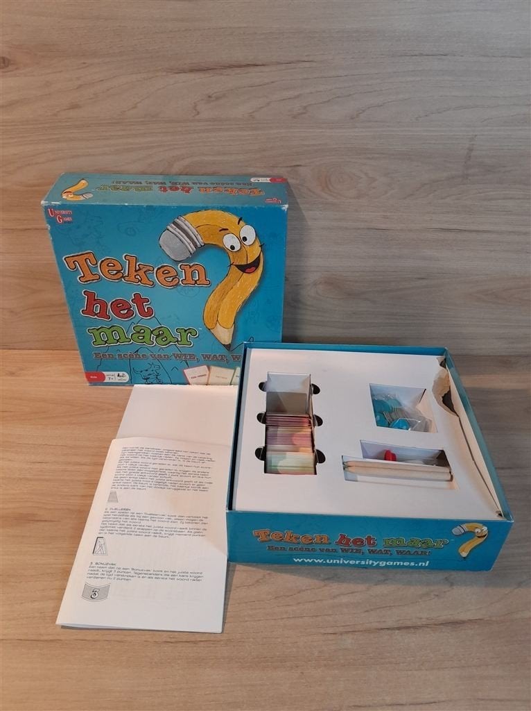 Teken het maar - s5986, Hobby en Vrije tijd, Gezelschapsspellen | Bordspellen, Verzenden, Zo goed als nieuw