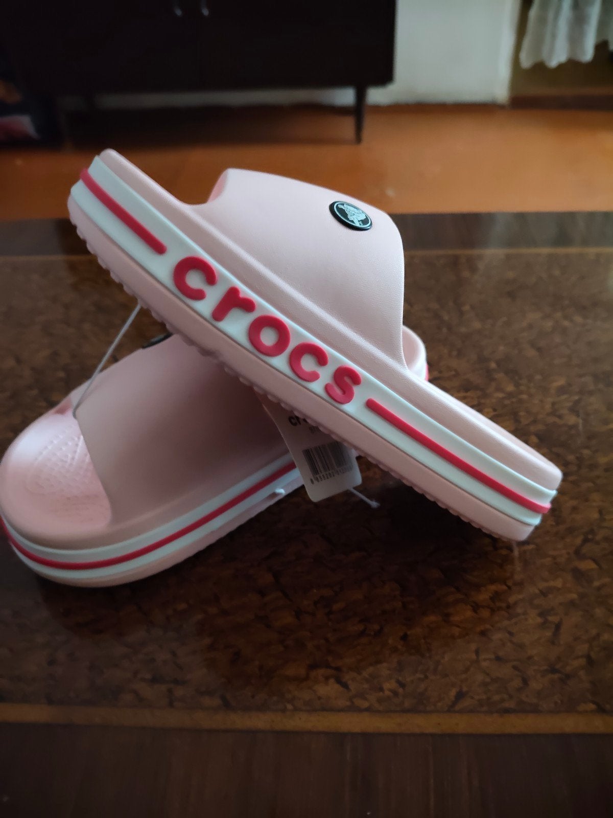 Nieuwe Crocs slippers roze maat 34/35, Nieuw, Ophalen of Verzenden, Crocs, Roze