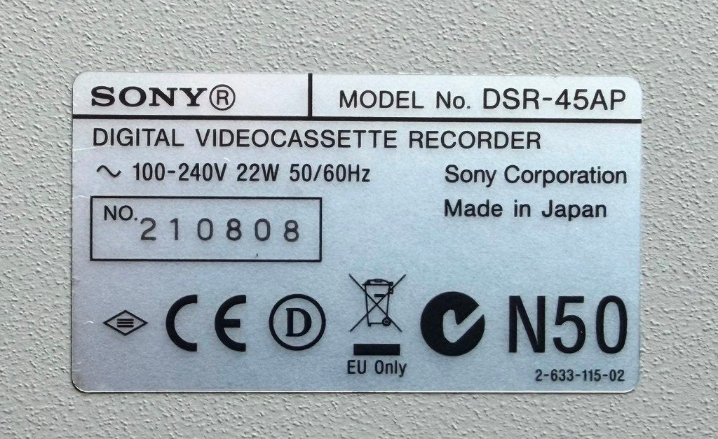Foto 15 van Sony DSR-45AP, DVCAM, MiniDV, 30 Drumuren, ALS NIEUW!!