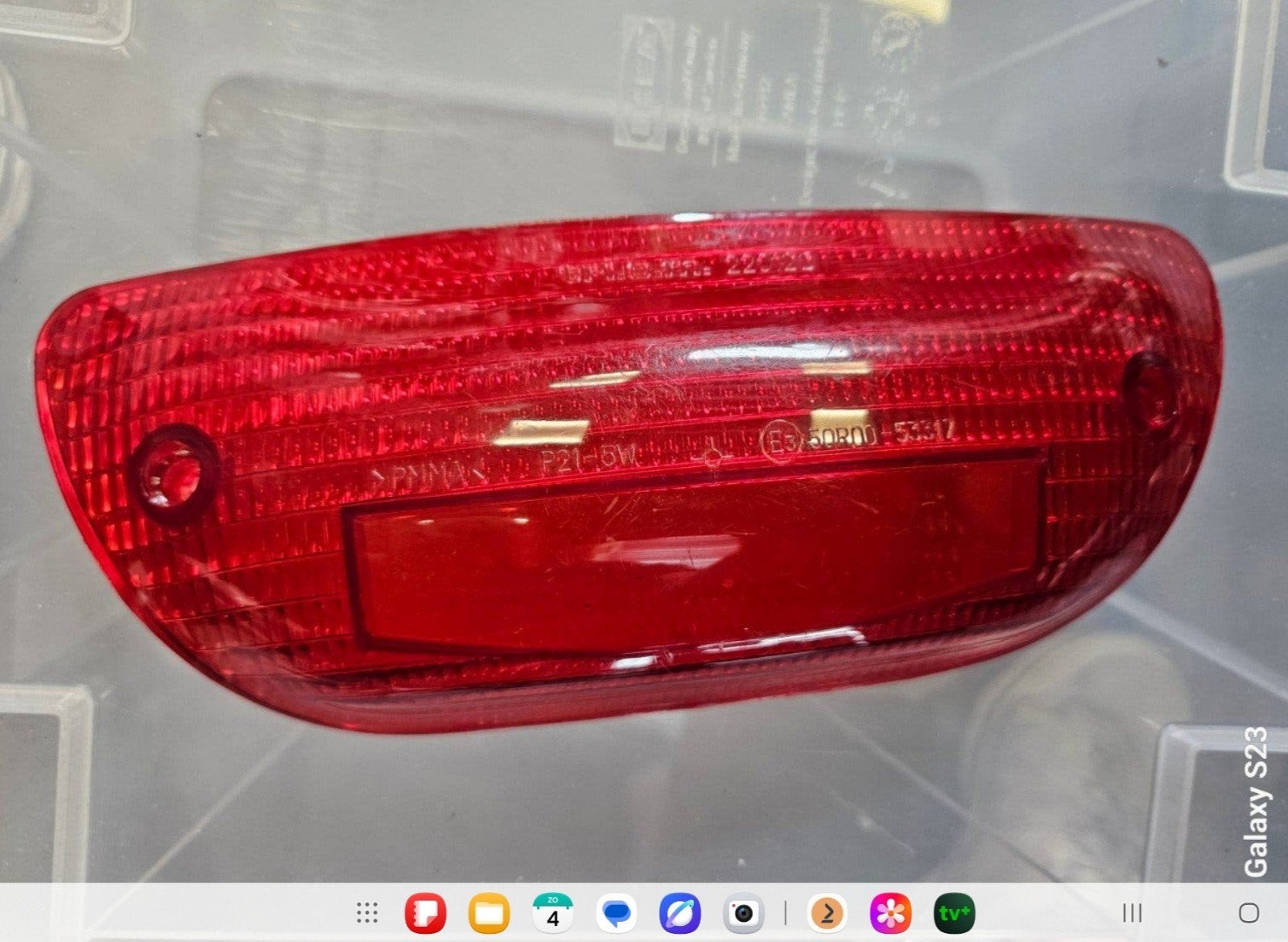 achterlicht glas puch zip, Motoren, Ophalen of Verzenden