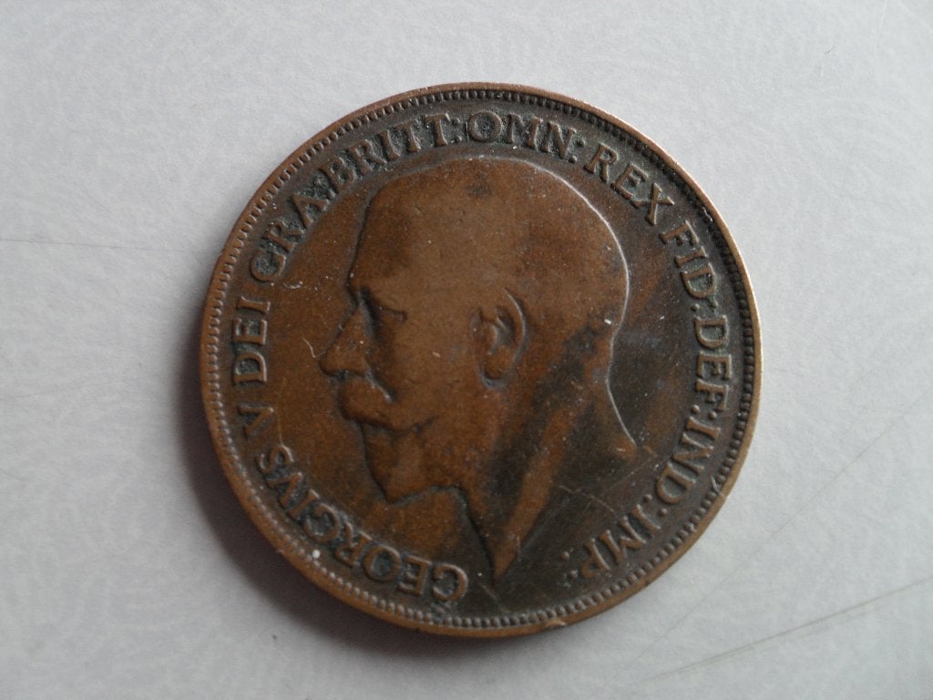 MUNT KING GEORGE V., Ophalen of Verzenden, Overige landen, Losse munt