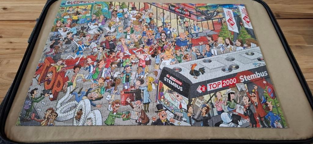 Top 2000 Legpuzzel 1000 stukjes, Ophalen of Verzenden, 500 t/m 1500 stukjes, Zo goed als nieuw