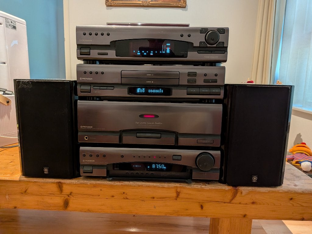 stereo set poineer, Ophalen, Gebruikt, Losse componenten, Tuner of Radio