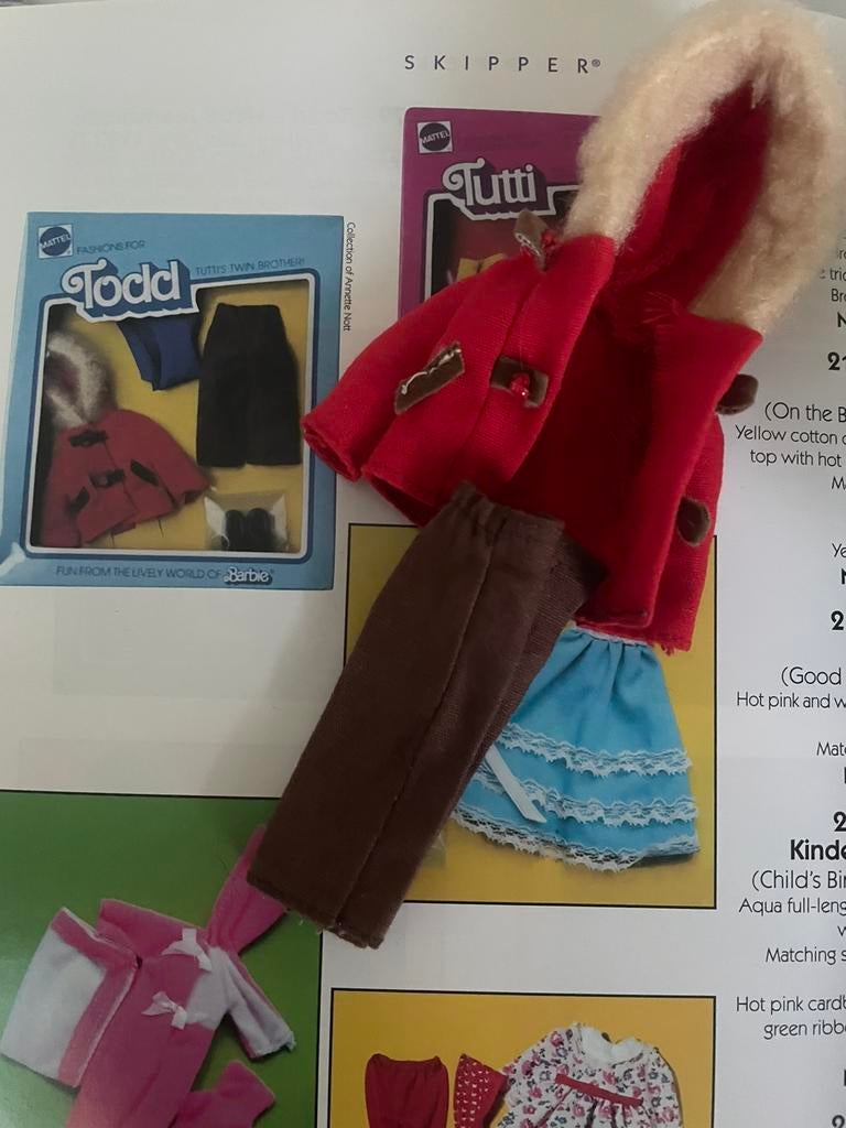 Barbie vintage Todd Warm Angezogen, Verzamelen, Poppen, Ophalen of Verzenden, Gebruikt, Kleertjes