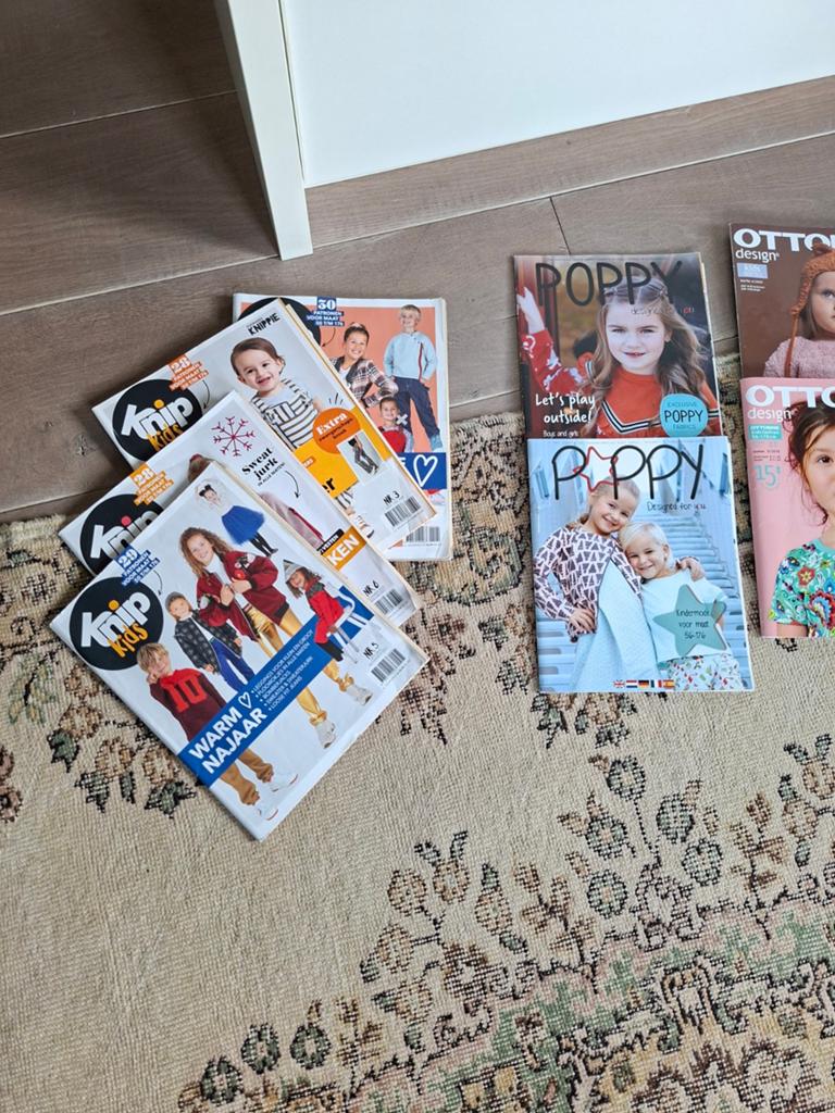 Diverse naaipatronen tijdschriften voor kinderen, Ophalen of Verzenden, Gelezen, Overige typen