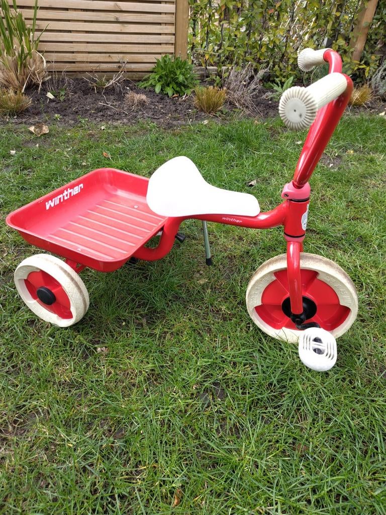 Winther driewieler kiddie met bakje, Ophalen